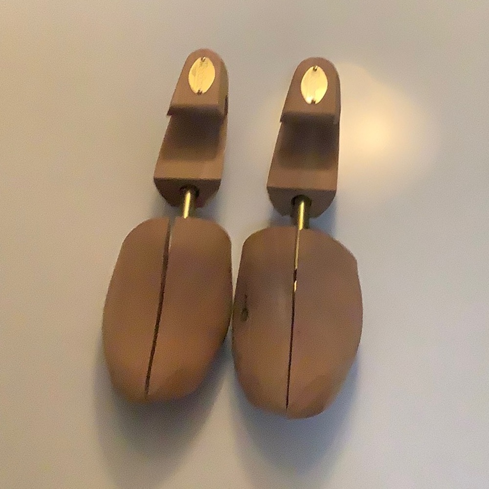 Brown Wooden Shoe Trees by Woodlore. Never used.